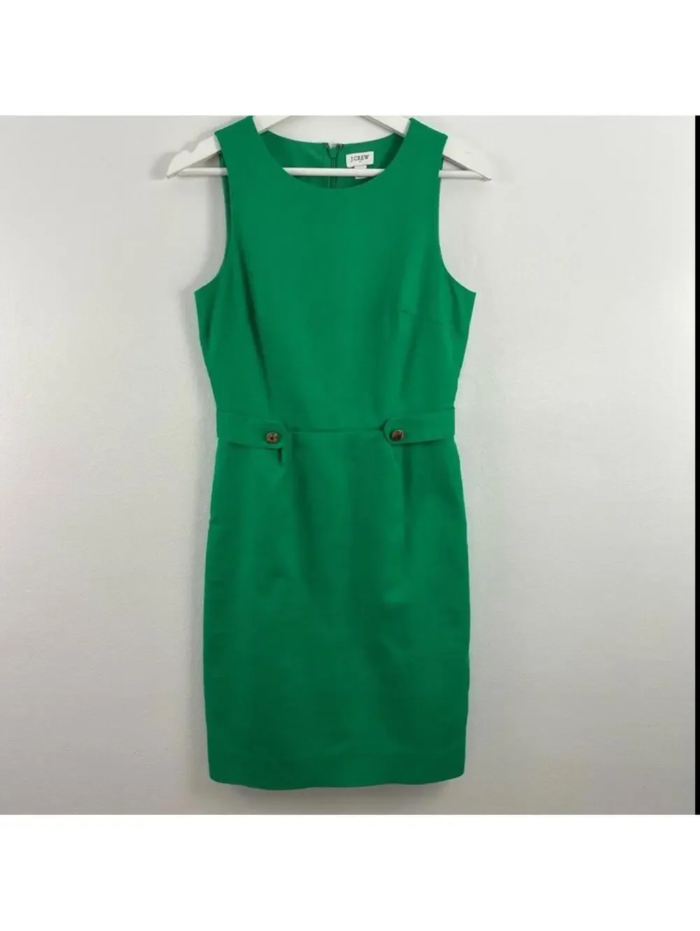 J. CREW KELLY GREEN SLEEVELESS WOMEN'S SIZE 0